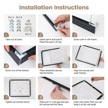 Laden Sie das Bild in den Galerie-Viewer, Keilrahmen aus Aluminium 40×50 cm - Gold