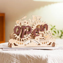 Laden Sie das Bild in den Galerie-Viewer, 3D Puzzle - Offenes/geschlossenes Schild