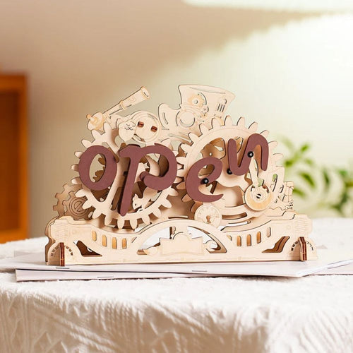 3D Puzzle - Offenes/geschlossenes Schild