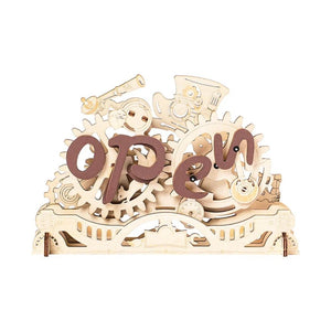 3D Puzzle - Offenes/geschlossenes Schild