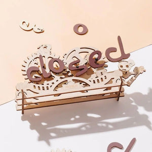 3D Puzzle - Offenes/geschlossenes Schild
