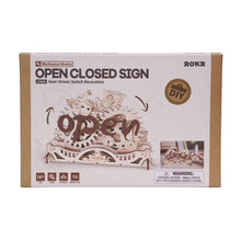 Laden Sie das Bild in den Galerie-Viewer, 3D Puzzle - Offenes/geschlossenes Schild