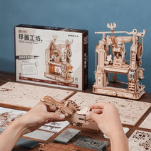 Laden Sie das Bild in den Galerie-Viewer, 3D Puzzle - Klassische Druckmaschine