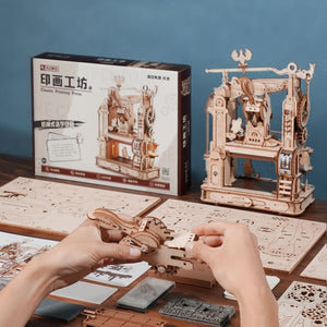 3D Puzzle - Klassische Druckmaschine