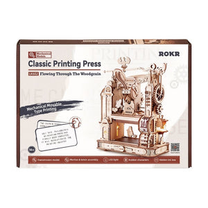 3D Puzzle - Klassische Druckmaschine