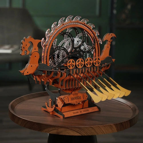 3D Puzzle - Viking Drache Schiff