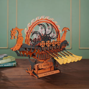3D Puzzle - Viking Drache Schiff