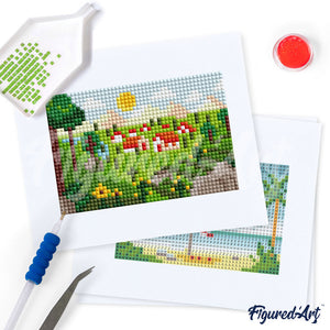 Mini Serie Diamond Painting - Sommerlandschaften