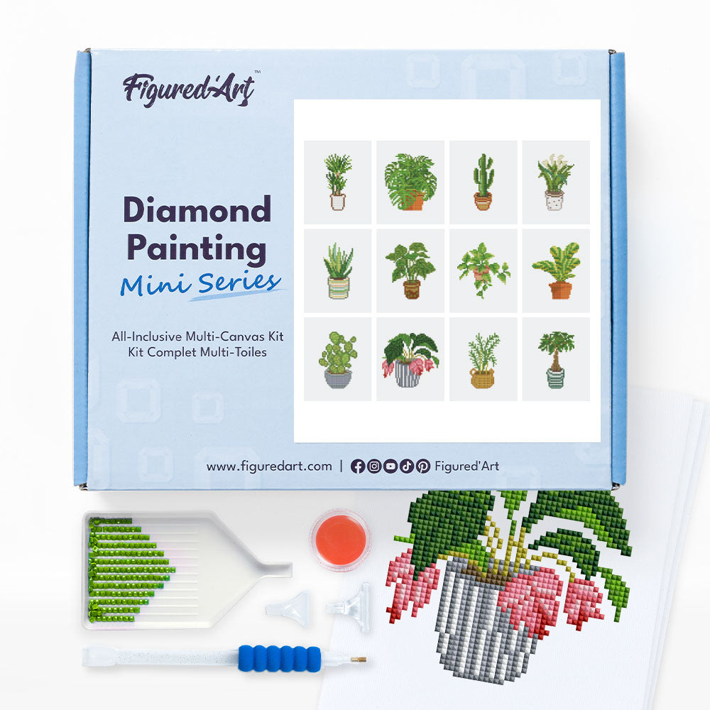 Mini Serie Diamond Painting - Pflanzen