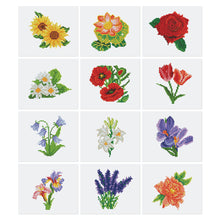 Laden Sie das Bild in den Galerie-Viewer, Mini Serie Diamond Painting - Blumen