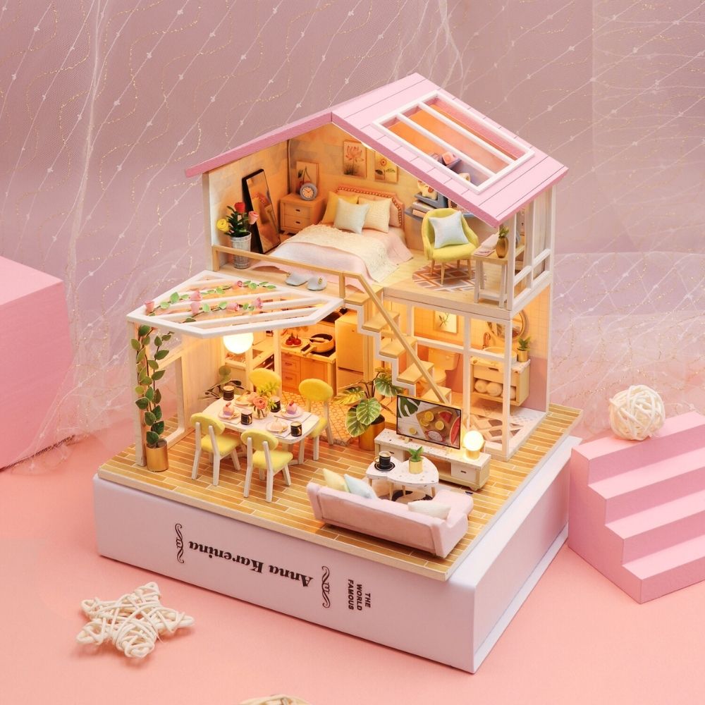 Miniaturhaus - Angenehmer Moment