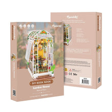 Laden Sie das Bild in den Galerie-Viewer, Book Nook - Gewächshaus und Blumen