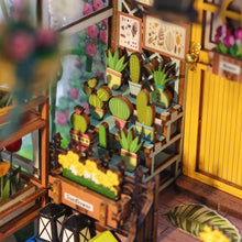 Laden Sie das Bild in den Galerie-Viewer, Book Nook - Gewächshaus und Blumen