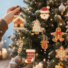 Laden Sie das Bild in den Galerie-Viewer, Malen nach Zahlen Weihnachtsdekoration – Weihnachtsplätzchen