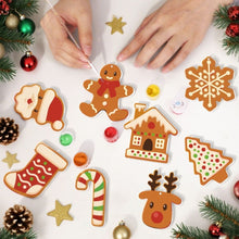 Laden Sie das Bild in den Galerie-Viewer, Malen nach Zahlen Weihnachtsdekoration – Weihnachtsplätzchen