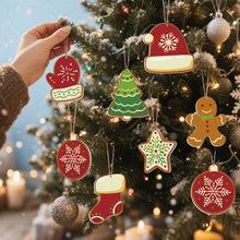 Laden Sie das Bild in den Galerie-Viewer, Malen nach Zahlen Weihnachtsdekoration – Handschuhe und Wintermützen