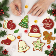 Laden Sie das Bild in den Galerie-Viewer, Malen nach Zahlen Weihnachtsdekoration – Handschuhe und Wintermützen