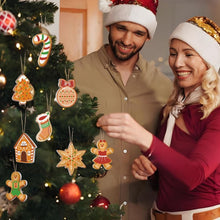 Laden Sie das Bild in den Galerie-Viewer, Malen nach Zahlen Weihnachtsdekoration – Zuckerstange und Weihnachtsplätzchen