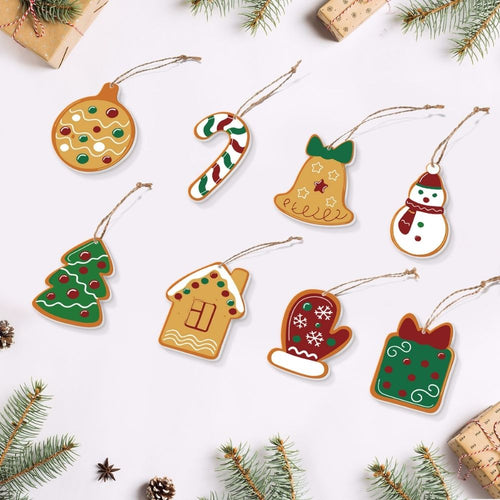 Malen nach Zahlen Weihnachtsdekoration – Handschuh und Geschenkbox Figured'Art