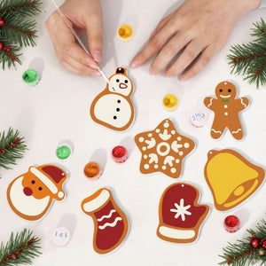 Malen nach Zahlen Weihnachtsdekoration – Weihnachtsmann und Strumpf