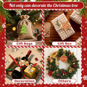Malen nach Zahlen Weihnachtsdekoration – Stern, Haus, Rentier und Weihnachtsbaum