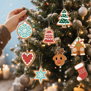 Malen nach Zahlen Weihnachtsdekoration – Herz, Stern, Strumpf und Rentier