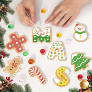 Malen nach Zahlen Weihnachtsdekoration – XMAS Buchstaben