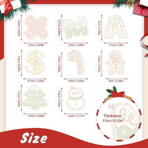 Malen nach Zahlen Weihnachtsdekoration – XMAS Buchstaben