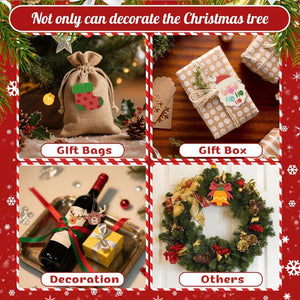 Malen nach Zahlen Weihnachtsdekoration – Rentier, Weihnachtsmann und Strumpf