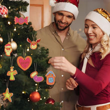 Laden Sie das Bild in den Galerie-Viewer, Malen nach Zahlen Weihnachtsdekoration – Herz, Haus und Rentier