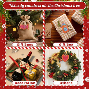 Malen nach Zahlen Weihnachtsdekoration – Herz, Haus und Rentier