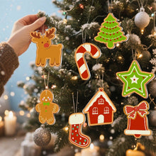 Laden Sie das Bild in den Galerie-Viewer, Malen nach Zahlen Weihnachtsdekoration - Kit Pfefferminz-Leckereien