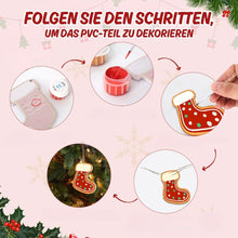 Laden Sie das Bild in den Galerie-Viewer, Malen nach Zahlen Weihnachtsdekoration - Kit Pfefferminz-Leckereien
