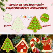 Laden Sie das Bild in den Galerie-Viewer, Malen nach Zahlen Weihnachtsdekoration - Kit Pfefferminz-Leckereien