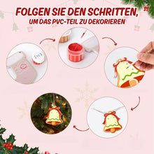 Laden Sie das Bild in den Galerie-Viewer, Malen nach Zahlen Weihnachtsdekoration - Kit Engelsflügel &amp; Sterne