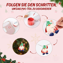 Laden Sie das Bild in den Galerie-Viewer, Malen nach Zahlen Weihnachtsdekoration - Kit Nordische Weihnachtscharms