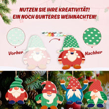 Laden Sie das Bild in den Galerie-Viewer, Malen nach Zahlen Weihnachtsdekoration - Kit Nordische Weihnachtscharms
