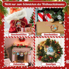 Laden Sie das Bild in den Galerie-Viewer, Malen nach Zahlen Weihnachtsdekoration - Kit Weihnachtsmanns Keksparade