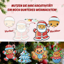 Laden Sie das Bild in den Galerie-Viewer, Malen nach Zahlen Weihnachtsdekoration - Kit Weihnachtsmanns Keksparade
