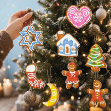 Laden Sie das Bild in den Galerie-Viewer, Malen nach Zahlen Weihnachtsdekoration - Kit Fröhliches Haus &amp; Herd