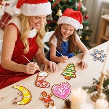 Laden Sie das Bild in den Galerie-Viewer, Malen nach Zahlen Weihnachtsdekoration - Kit Fröhliches Haus &amp; Herd
