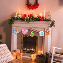 Laden Sie das Bild in den Galerie-Viewer, Malen nach Zahlen Weihnachtsdekoration - Kit Fröhliches Haus &amp; Herd