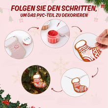 Laden Sie das Bild in den Galerie-Viewer, Malen nach Zahlen Weihnachtsdekoration - Kit Fröhliches Haus &amp; Herd