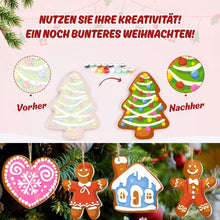 Laden Sie das Bild in den Galerie-Viewer, Malen nach Zahlen Weihnachtsdekoration - Kit Fröhliches Haus &amp; Herd