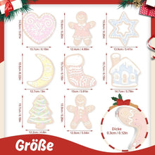 Laden Sie das Bild in den Galerie-Viewer, Malen nach Zahlen Weihnachtsdekoration - Kit Fröhliches Haus &amp; Herd