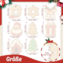 Laden Sie das Bild in den Galerie-Viewer, Malen nach Zahlen Weihnachtsdekoration - Kit Freudige Ikonen 3