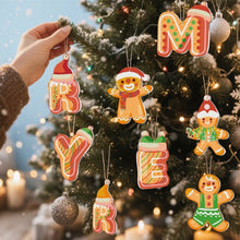 Laden Sie das Bild in den Galerie-Viewer, Malen nach Zahlen Weihnachtsdekoration - Kit Lebkuchenträume