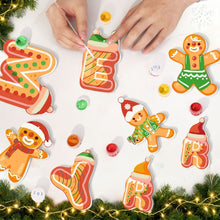 Laden Sie das Bild in den Galerie-Viewer, Malen nach Zahlen Weihnachtsdekoration - Kit Lebkuchenträume
