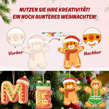 Laden Sie das Bild in den Galerie-Viewer, Malen nach Zahlen Weihnachtsdekoration - Kit Lebkuchenträume