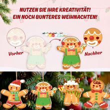 Laden Sie das Bild in den Galerie-Viewer, Malen nach Zahlen Weihnachtsdekoration - Kit Lebkuchenfreunde